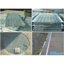 Grades de barras redondas galvanizadas, grades de metal redondo galvanizado, grades de barras circulares